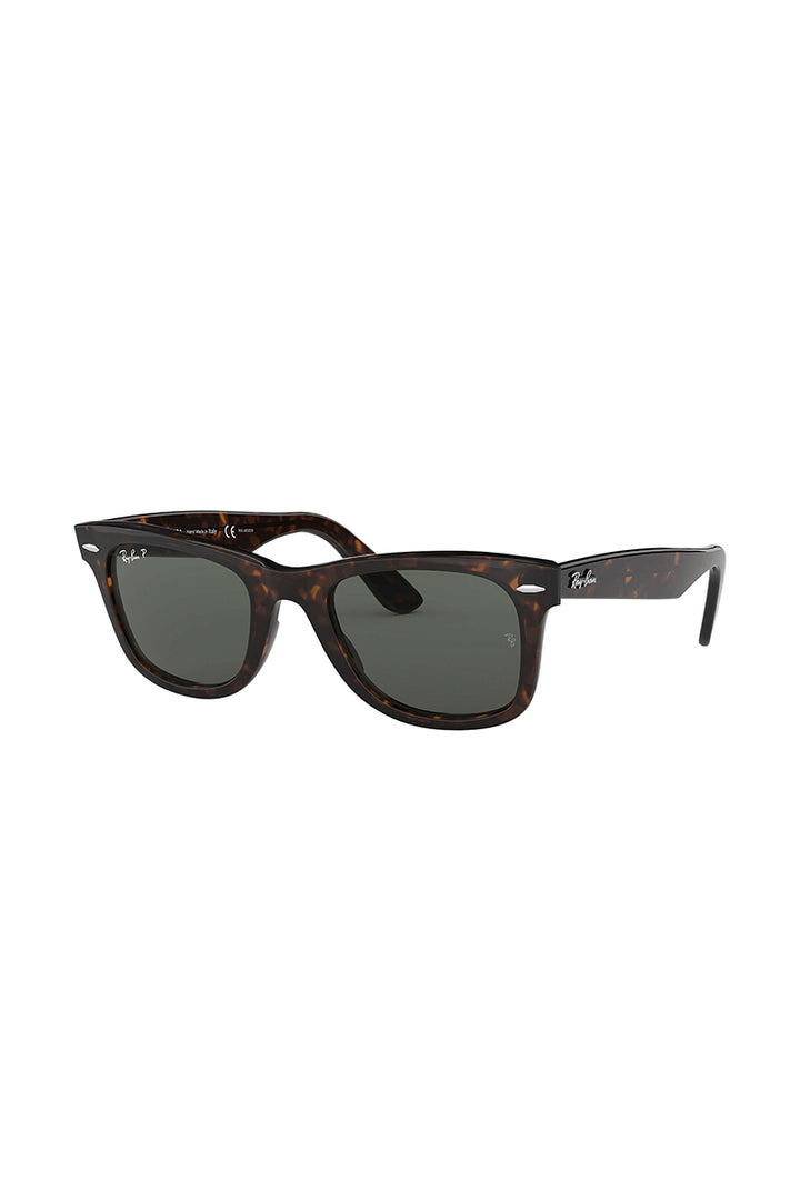 Ray Ban - Original Wayfarer Classic Tortoise w/ GREEN POLARIZED ACETATE UNISEX SUNGLASS - RB21409025850