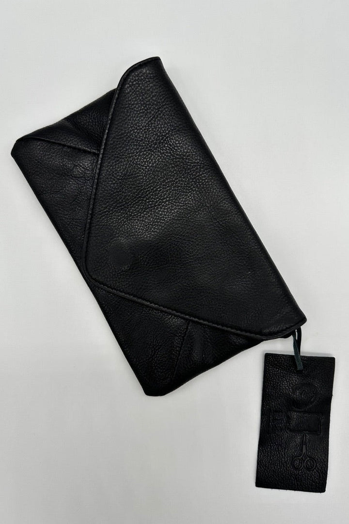 Rock Paper Scissors - "Bella" Envelope Clutch Wallet in Black