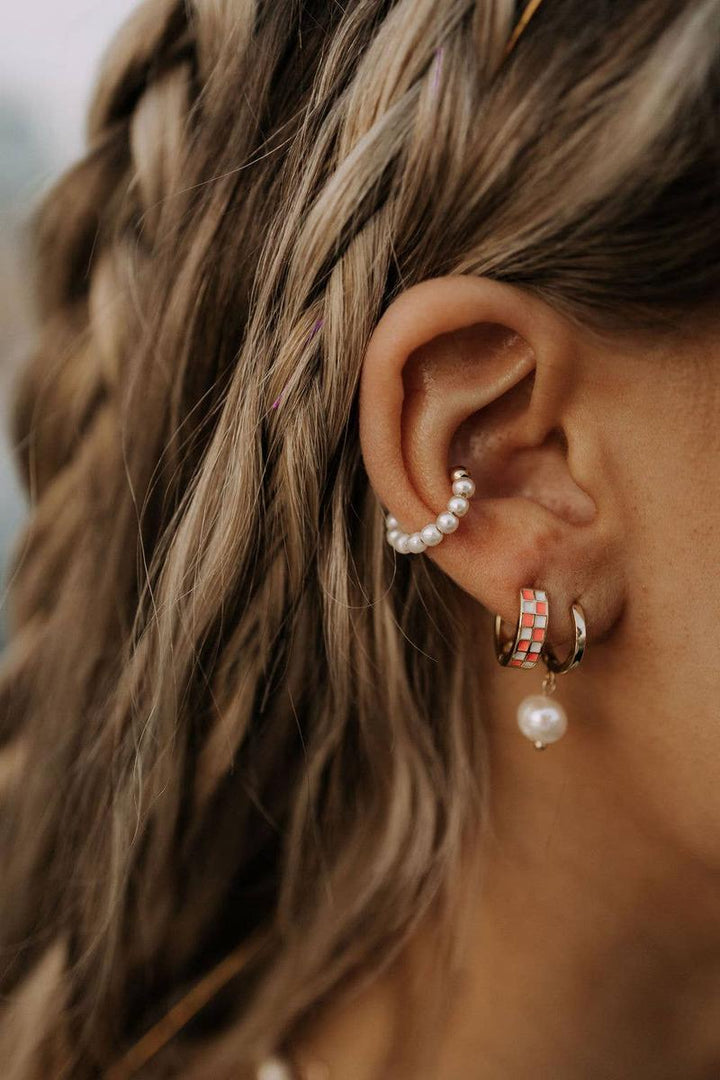 Mauve Jewlery Co. - Bondi Pearl Earrings in Gold