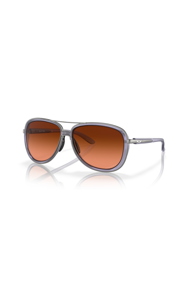 Oakley - Split Time in Matte Trans Lilac Frames with Prizm Brown Gradient Lenses - OO4129-2658