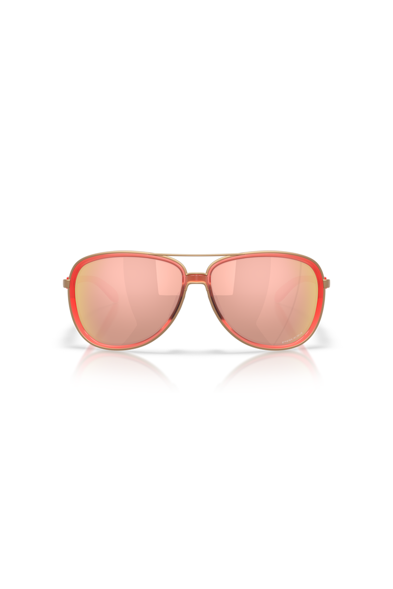 Oakley - Split Time in Matte Translucent Peach Frames with Prizm Gold Lenses - OO4129-3058