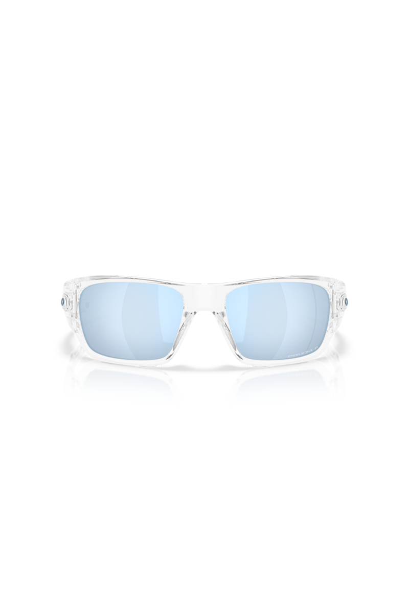 Oakley - Masseter in Polished Clear Frames with Prizm Deep Water Polarized Lenses - OO9486-0760
