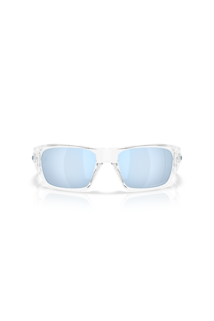 Oakley - Masseter in Polished Clear Frames with Prizm Deep Water Polarized Lenses - OO9486-0760