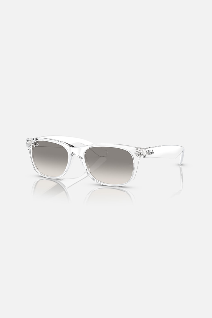 Ray Ban - New Wayfarer Classic in Polished Transparent Frames with Clear Grey Lenses - RB213267743255