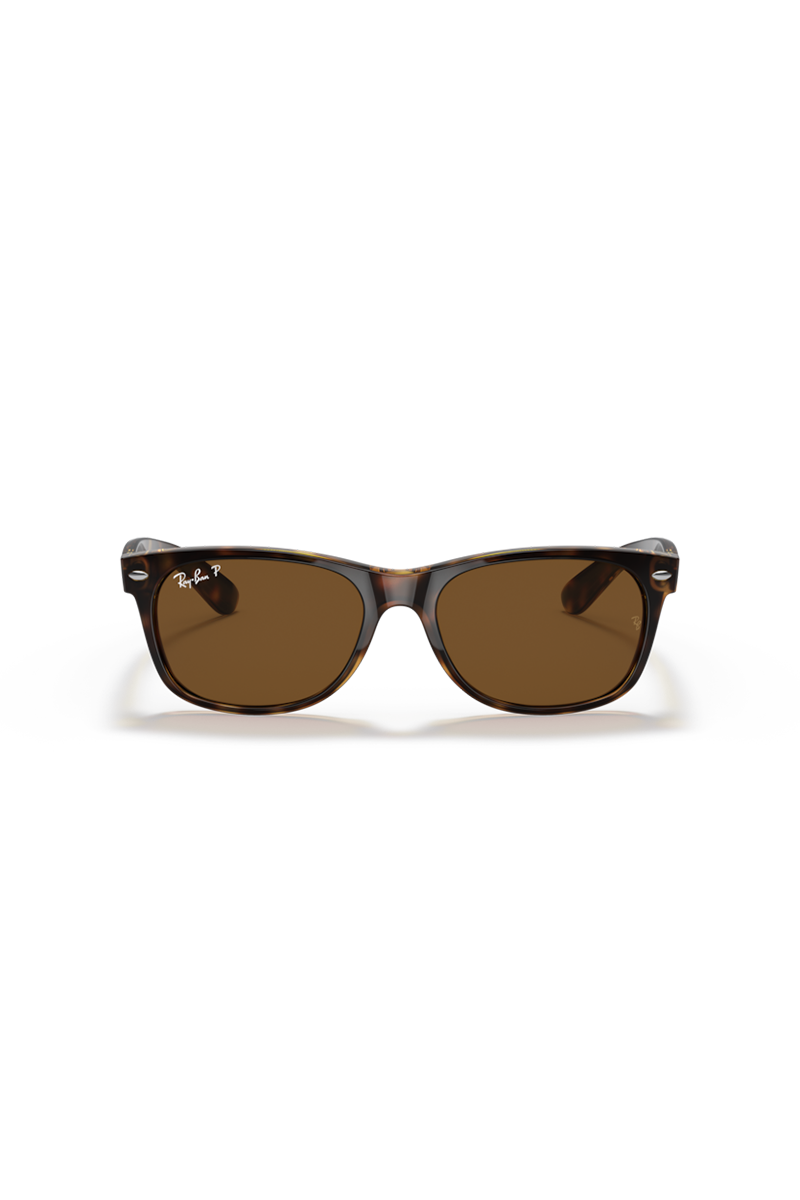 Ray Ban - New Wayfarer Classic in Tortoise Frames with B-15 Brown Lenses- RB2132902/57