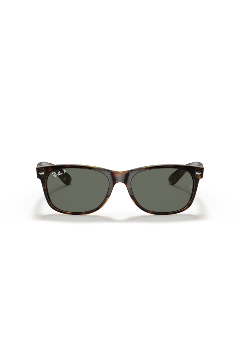 Ray Ban - New Wayfarer Classic in Tortoise Frames with G-15 Green Lenses- RB2132902/58