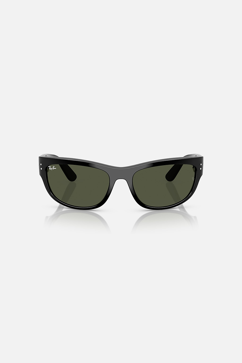 Ray Ban - Mega Balorama in Polished Black Frames with G-15 Green Lenses - RB2289-901/31