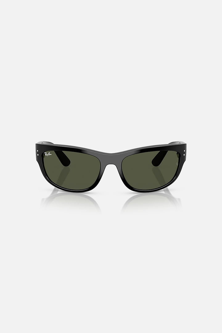 Ray Ban - Mega Balorama in Polished Black Frames with G-15 Green Lenses - RB2289-901/31