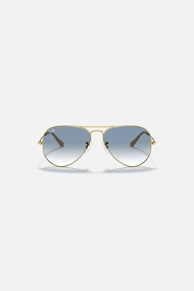 Ray Ban - Aviator Gradient in Polished Gold Frames with Blue Gradient Lenses - RB3025001/3F58
