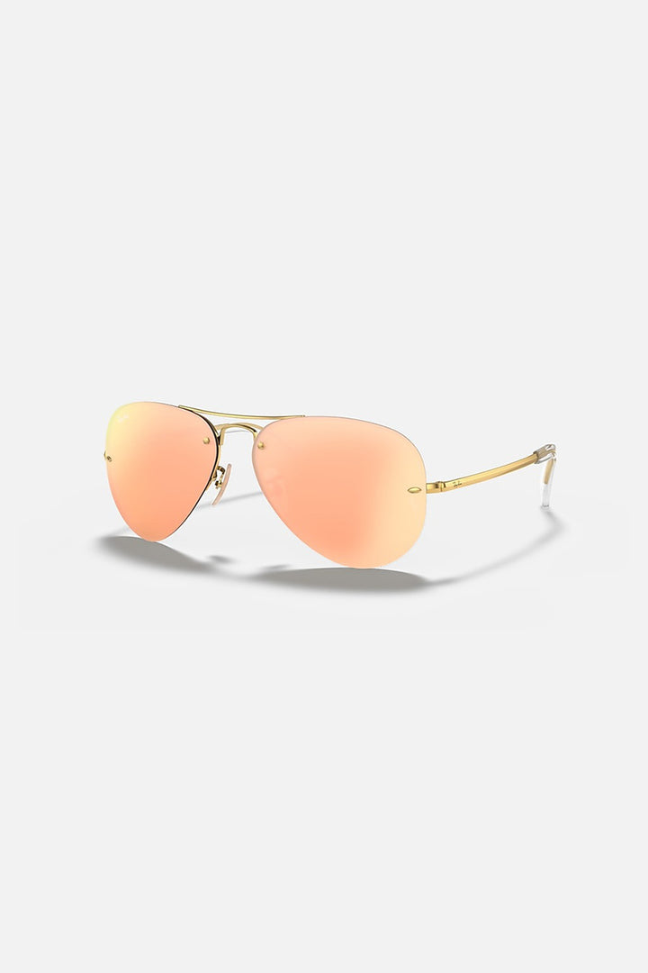 Ray Ban - RB3449 in Polished Gold Frames with Bronze Mirror Lenses - RB3449001/2Y59