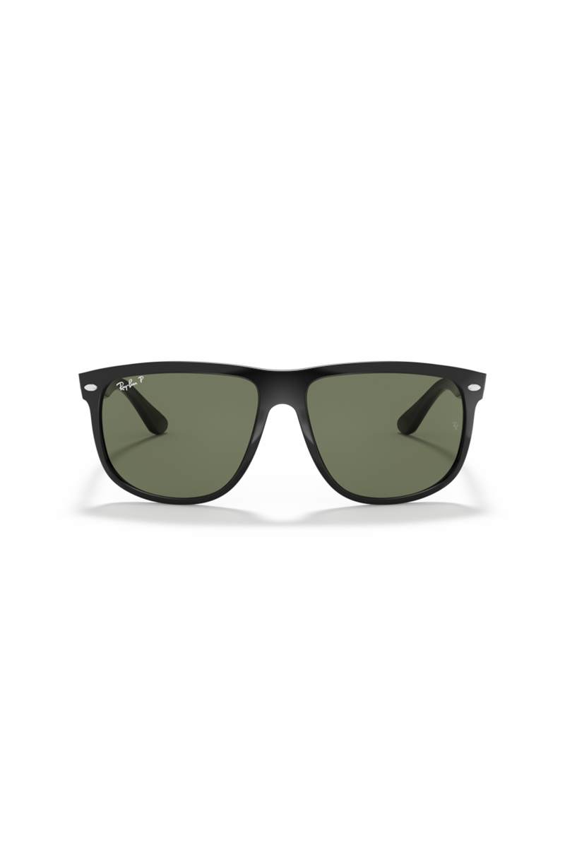 Ray Ban - Boyfriend in Polished Black Frames with Dark Green Classic Lenses - RB4147601/58