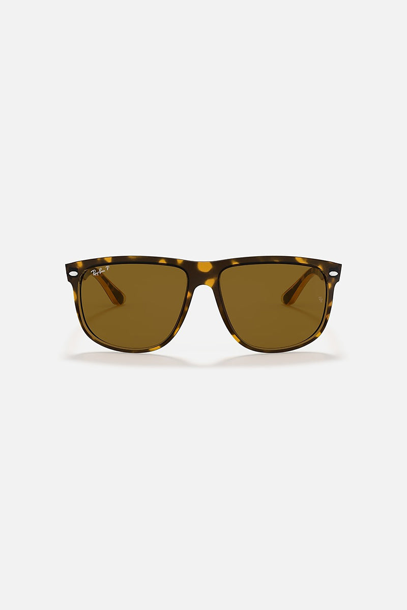 Ray Ban - Boyfriend in Polished Light Havana Frames with Brown Classic Lenses - RB4147710/57