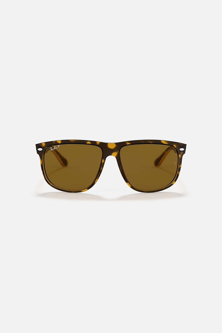 Ray Ban - Boyfriend in Polished Light Havana Frames with Brown Classic Lenses - RB4147710/57