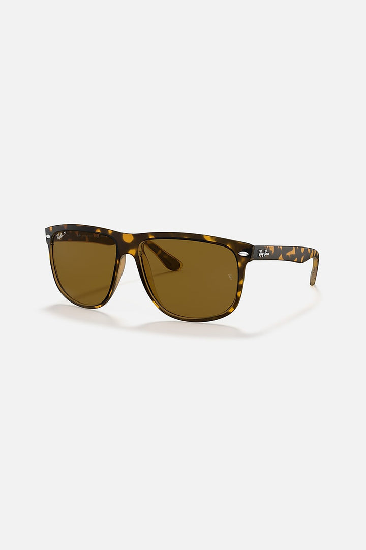 Ray Ban - Boyfriend in Polished Light Havana Frames with Brown Classic Lenses - RB4147710/57