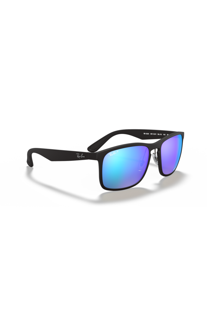 Ray Ban - RB4264 Chromance in Matte Black Frames with Blue Chromance Lenses RB4264601SA1