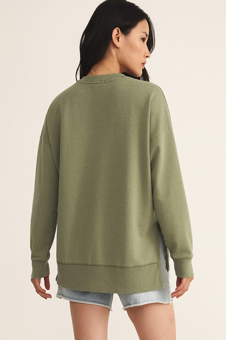 Z Supply - Modern V-Neck Weekender in Avocado