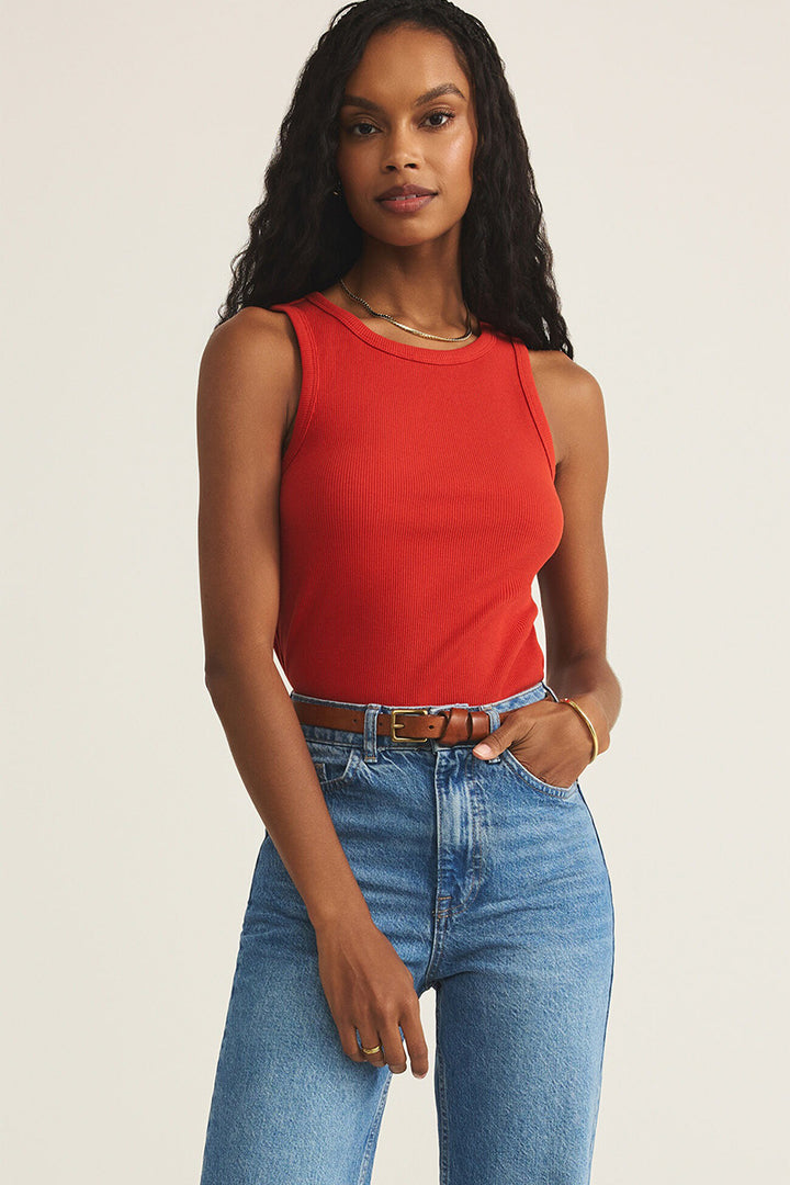 Z Supply - Hadley Tank in Cabana Red