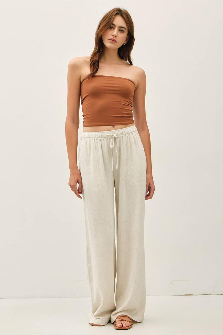 Be Cool -  Basic Bandeau Top in Bronze
