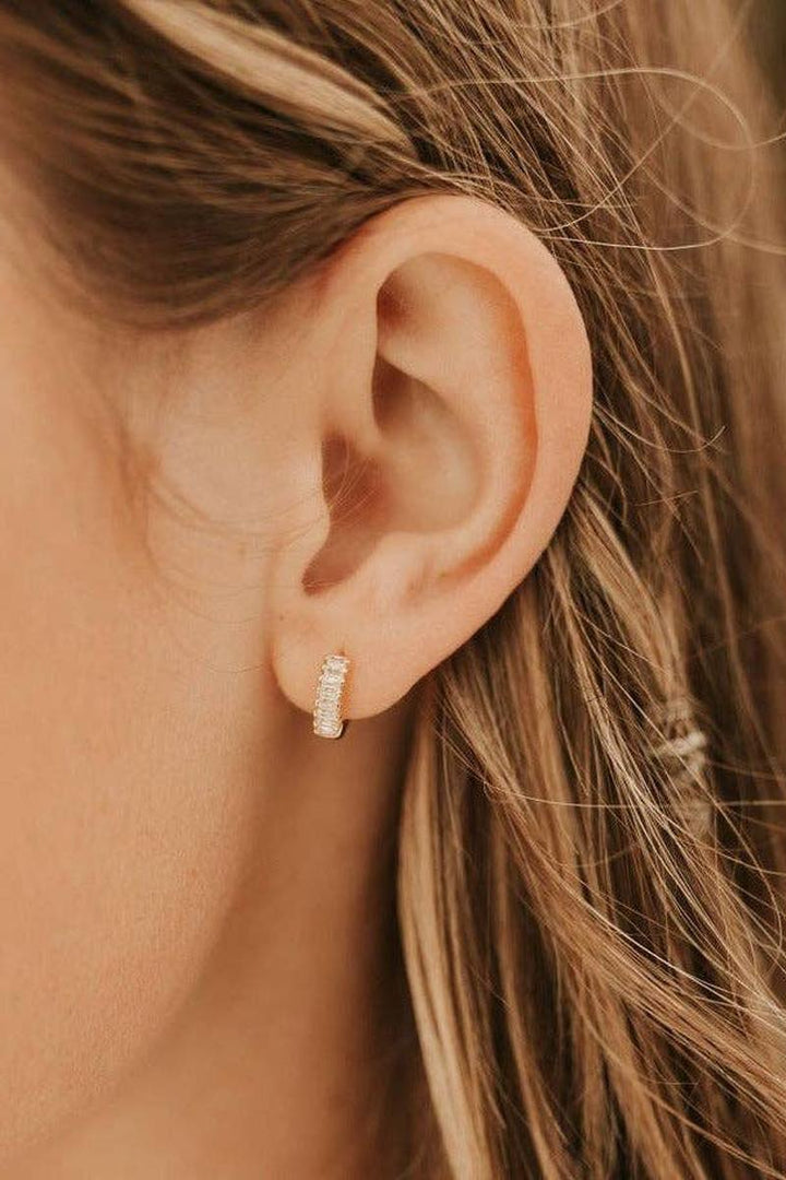 Mauve Jewlery Co. - Ivy Diamond Hoops in Silver