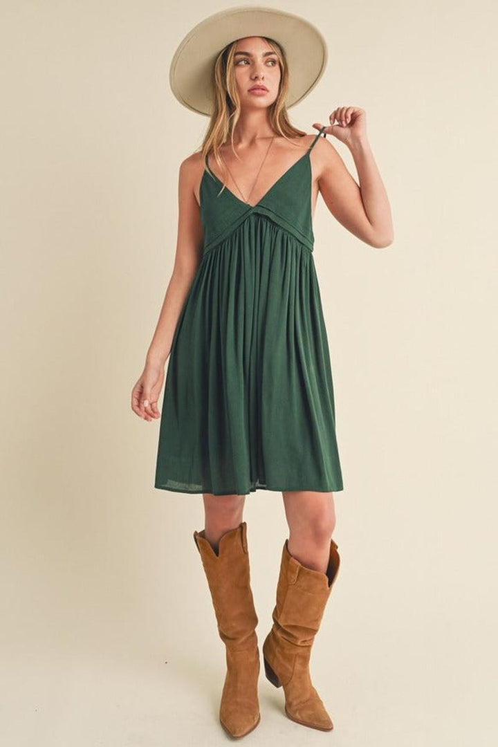AEMI + CO - Darsi Dress 1 in Emerald