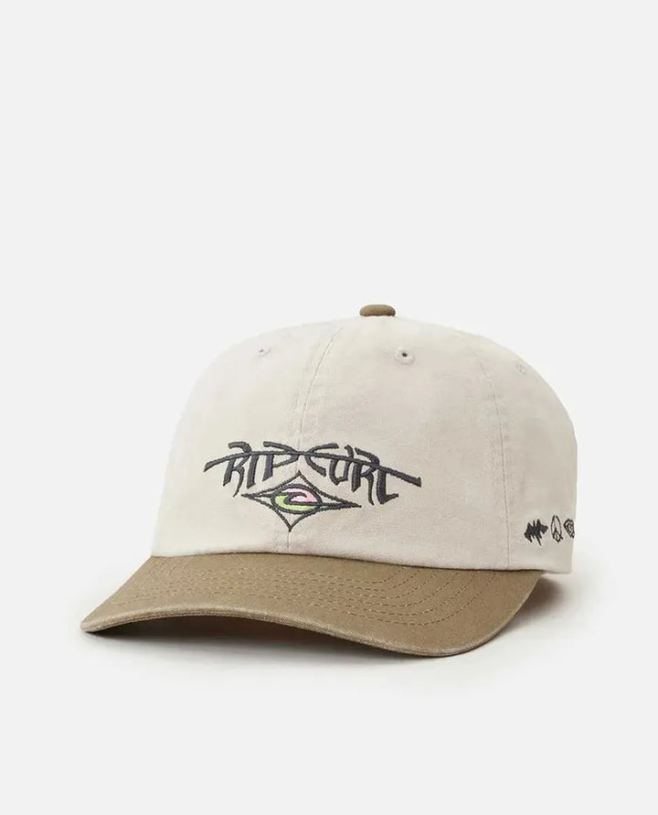 Rip Curl - Raw Energy Art Adjustable Cap in Olive