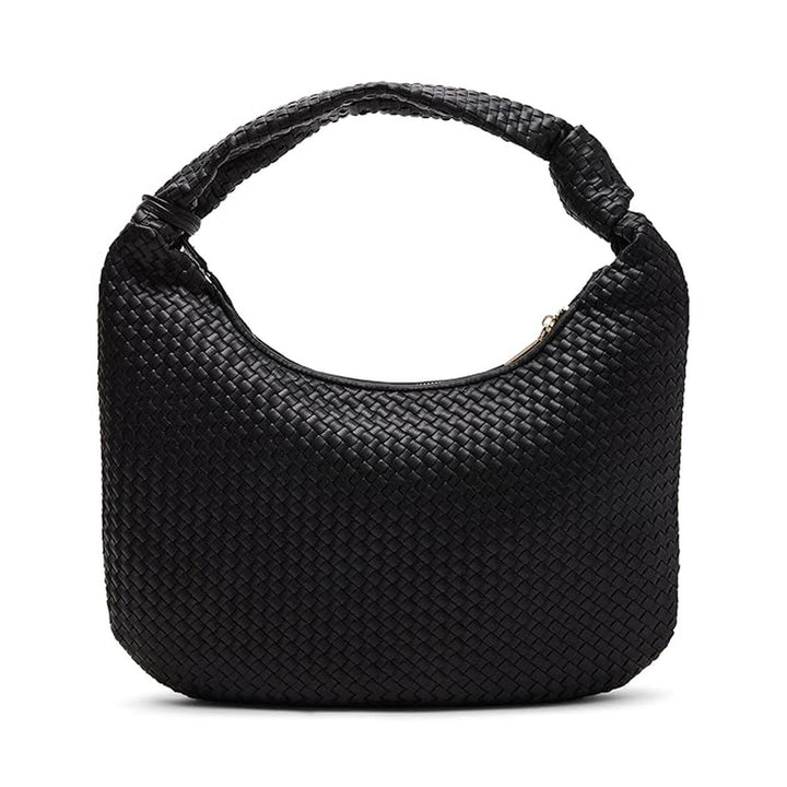 Cut n' Paste - "Knot" Small Woven Hobo in Black