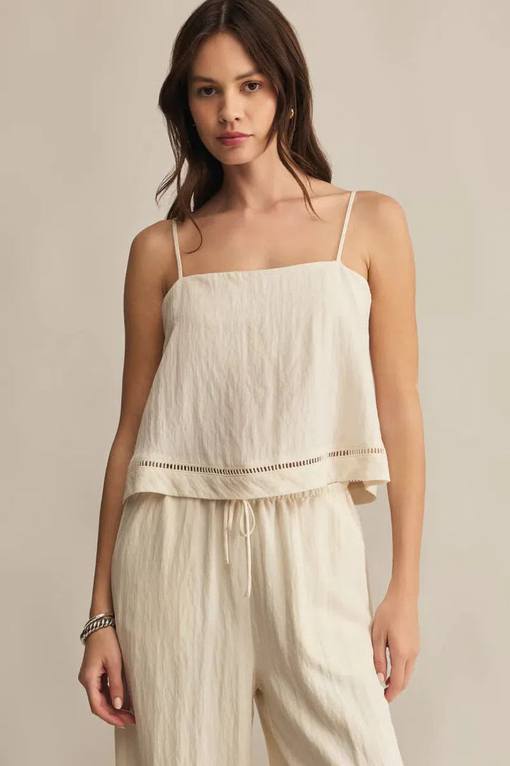 Z Supply - La Luz Textured Tank in Sandstone