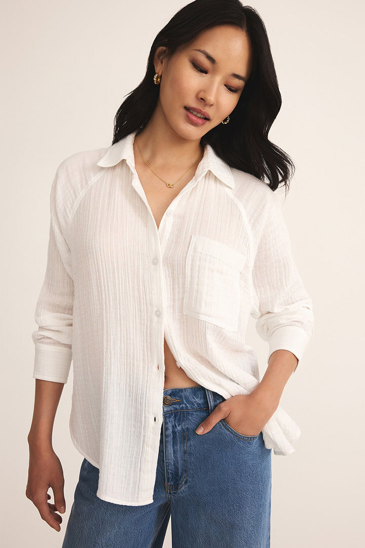 Z Supply - The Perfect Airy Top in White