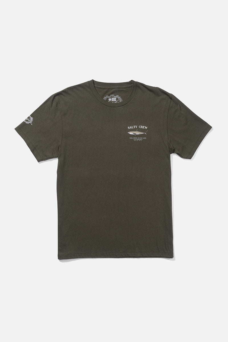 Salty Crew - Bruce Premium Tee in Dusty Olive