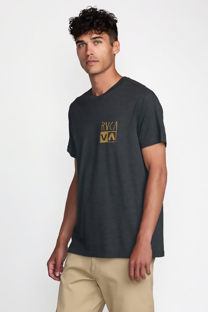 RVCA - Horton Panther Short Sleeve Tee in Black