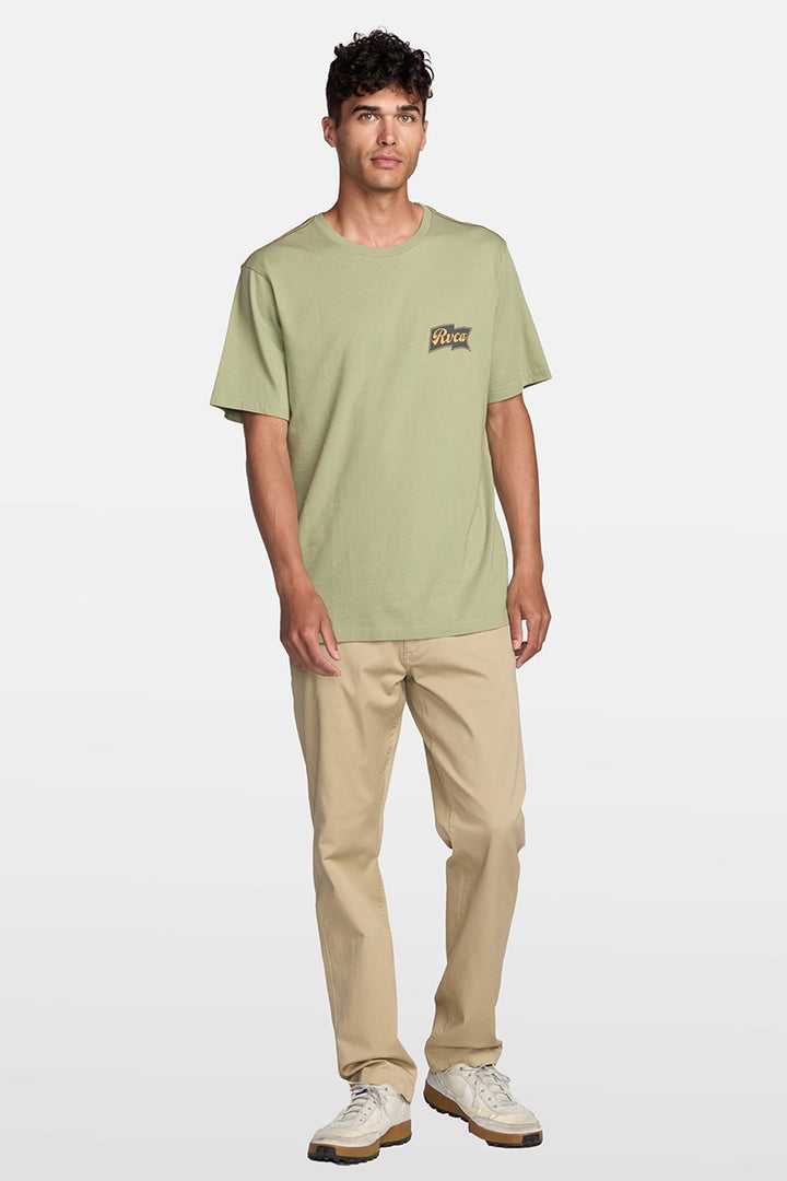 RVCA - Onshore Short Sleeve Tee in Ranger Green