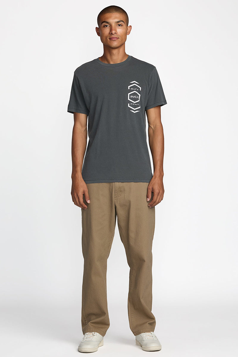 RVCA - Hexalot Short Sleeve Tee in Pirate Black