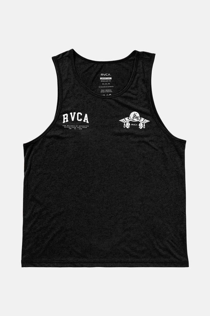 RVCA - RVCA Global Rank Tank in Black