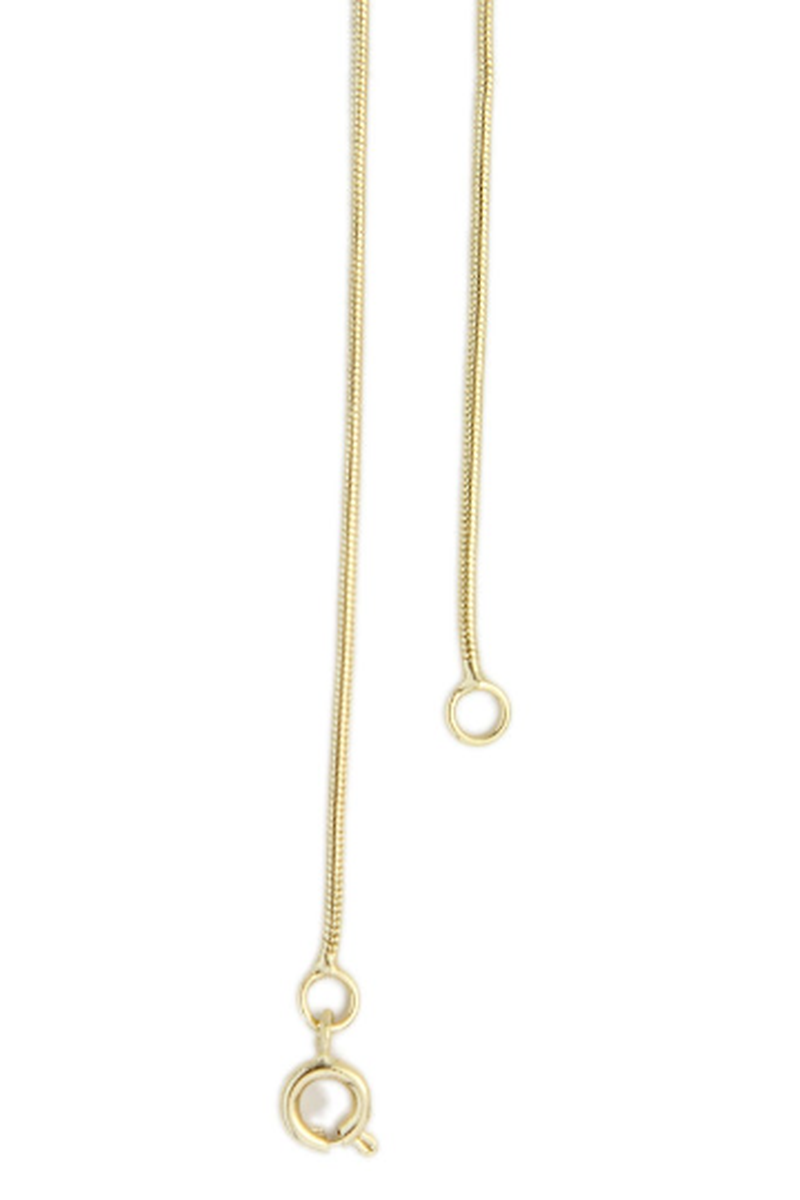 GoldFi - 18k Gold Filled Interspersed Twisted Box Chain 1.0mm Thickne