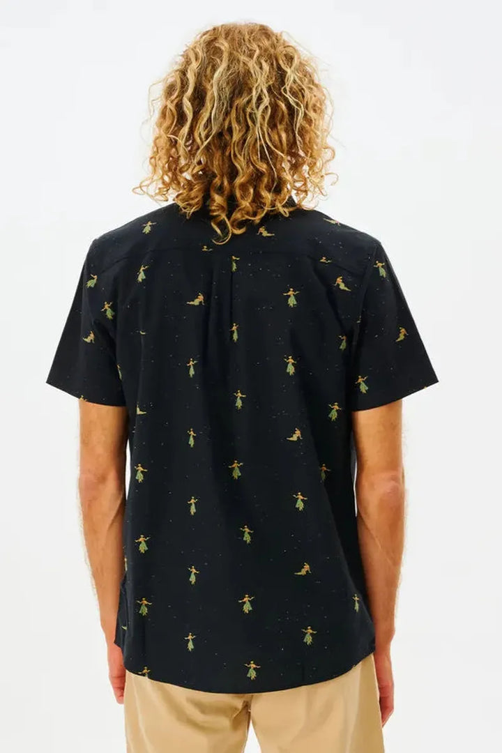 Rip Curl -Hula Breach Short Sleeve Shirt in Black