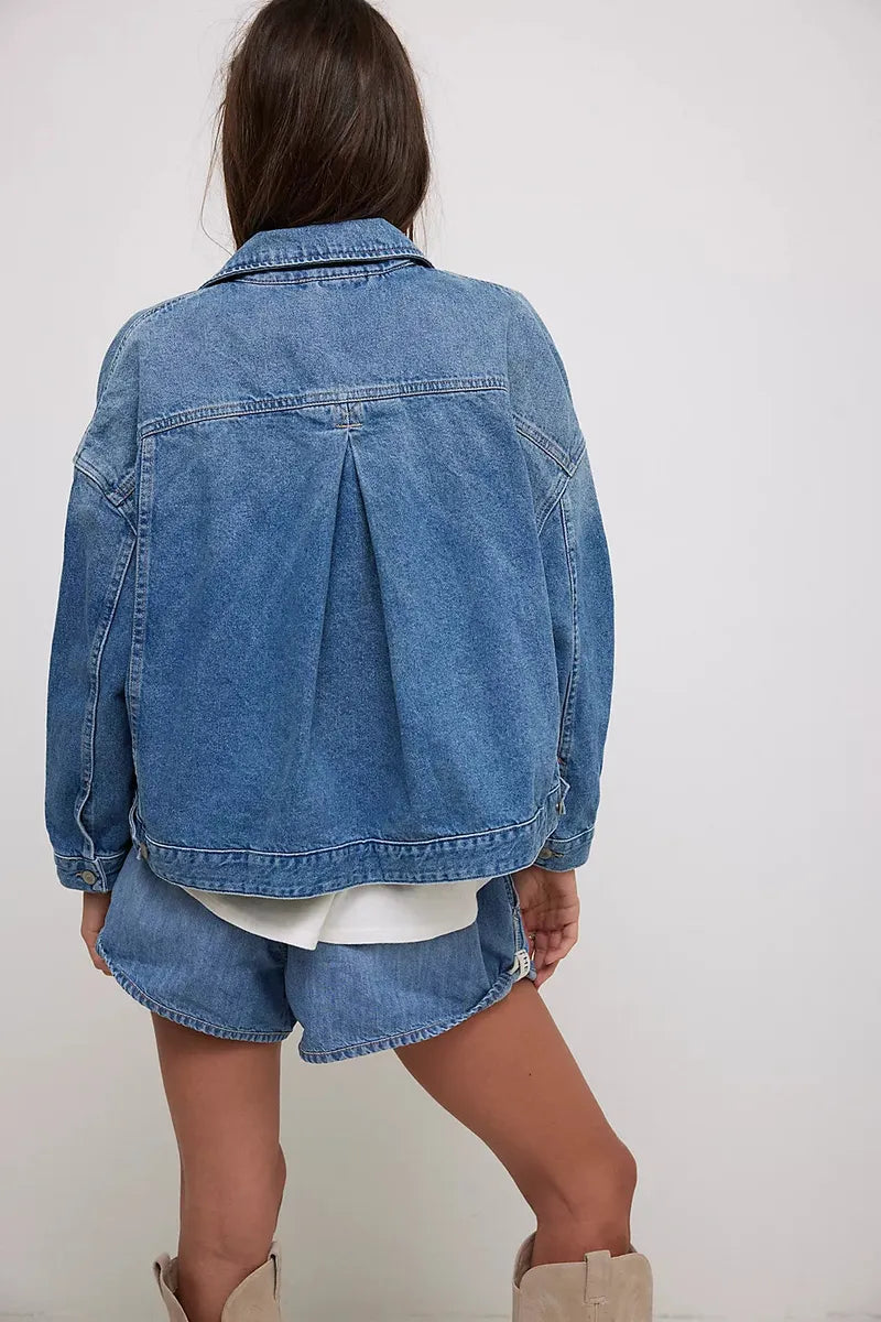 Free People - We The Free Opal Swing Jacket in Cowboy Romance