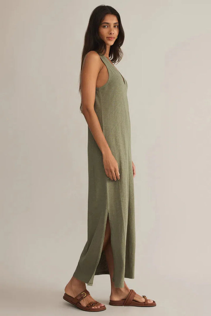 Z Supply - Palisades Midi Dress in Avocado