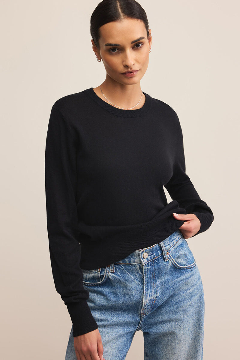 Z Supply - The Perfect Layer Sweater in Black