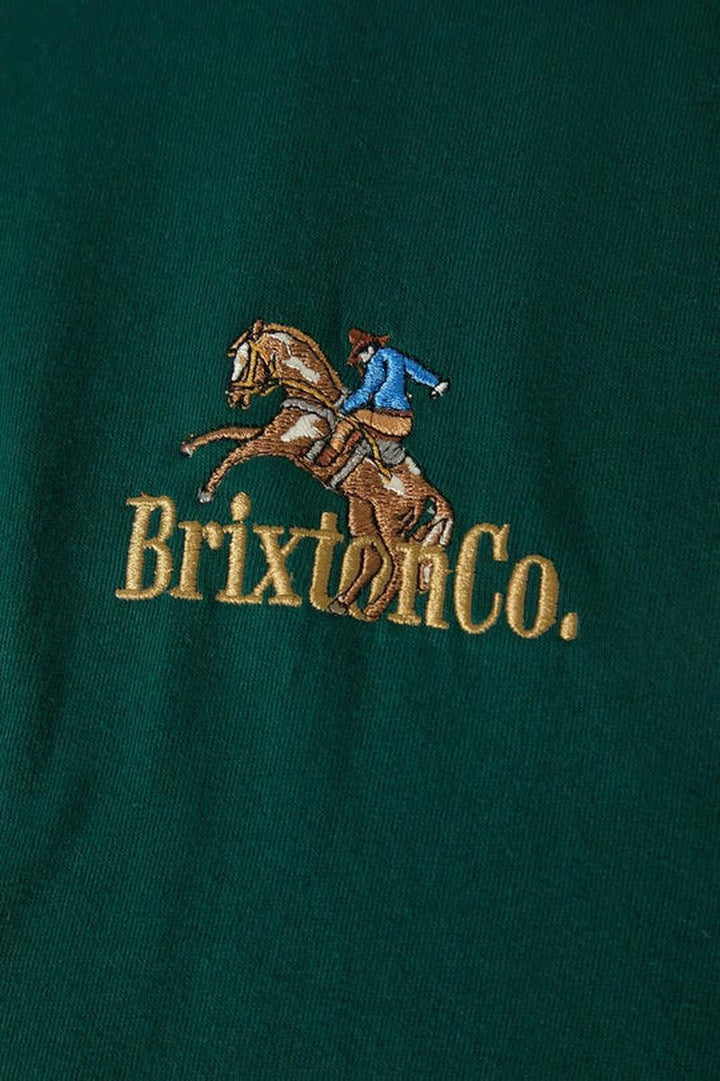 Brixton - Inwood Standard T-Shirt in Deep Emerald