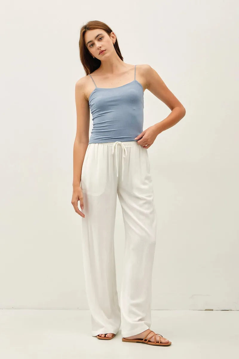 Be Cool - Basic Solid Cami in Retro Blue