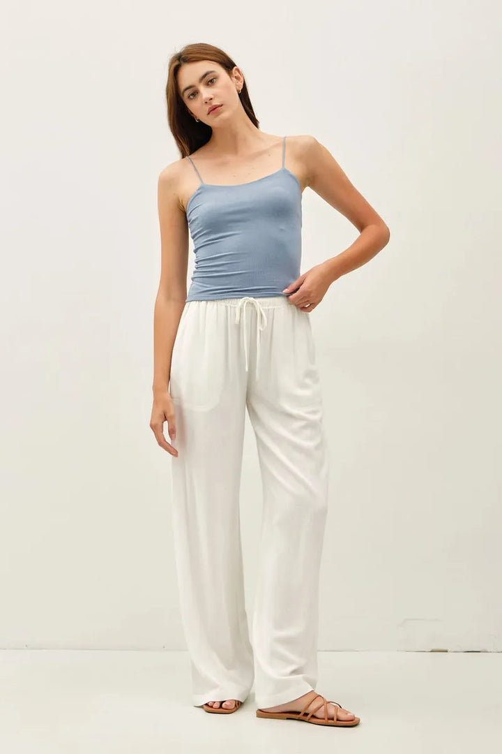 Be Cool - Basic Solid Cami in Retro Blue