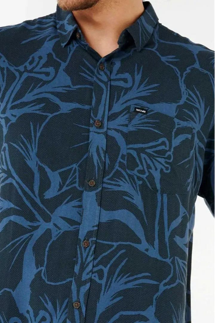 Rip Curl - Artist Of The Search - Cody Welsh Short Sleeve Shirt in Navy