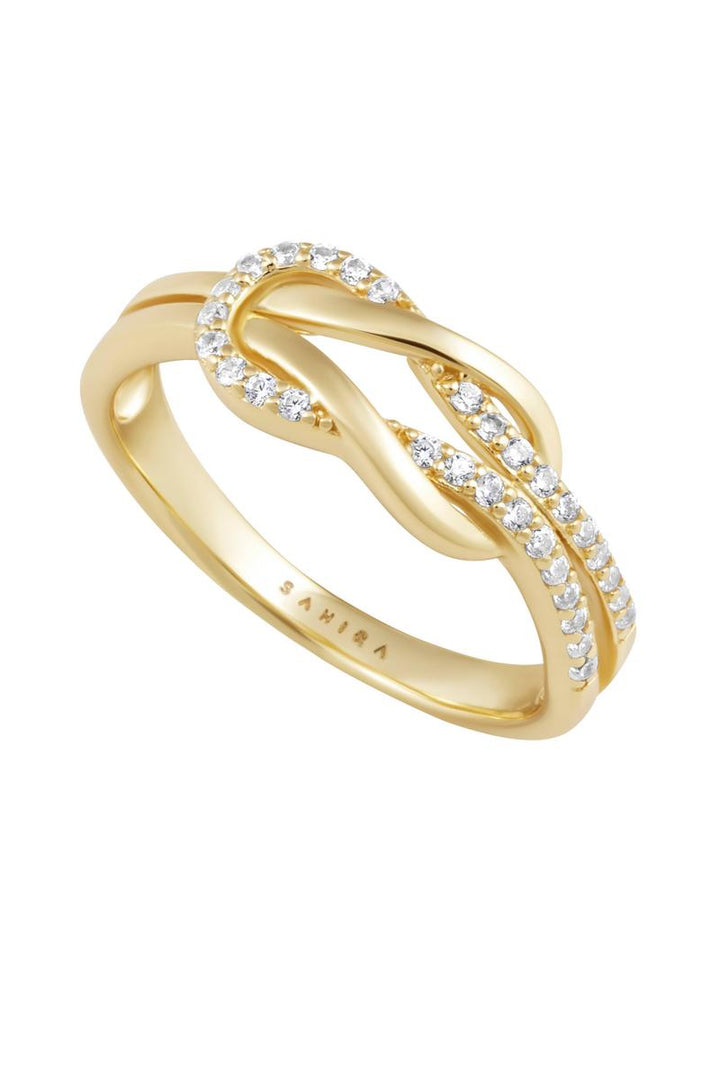 Sahira Jewelry - Rylynn Cz Knot Ring
