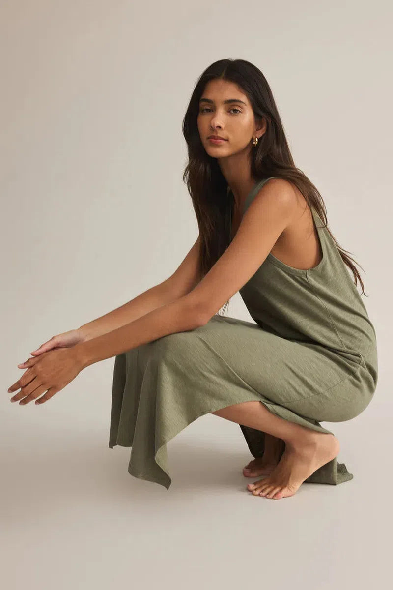 Z Supply - Palisades Midi Dress in Avocado