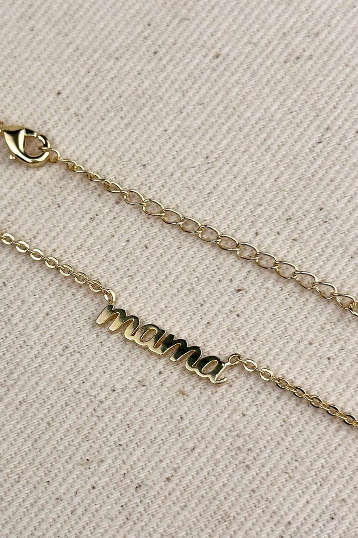 GoldFi - 18k Gold Filled Mama Necklace