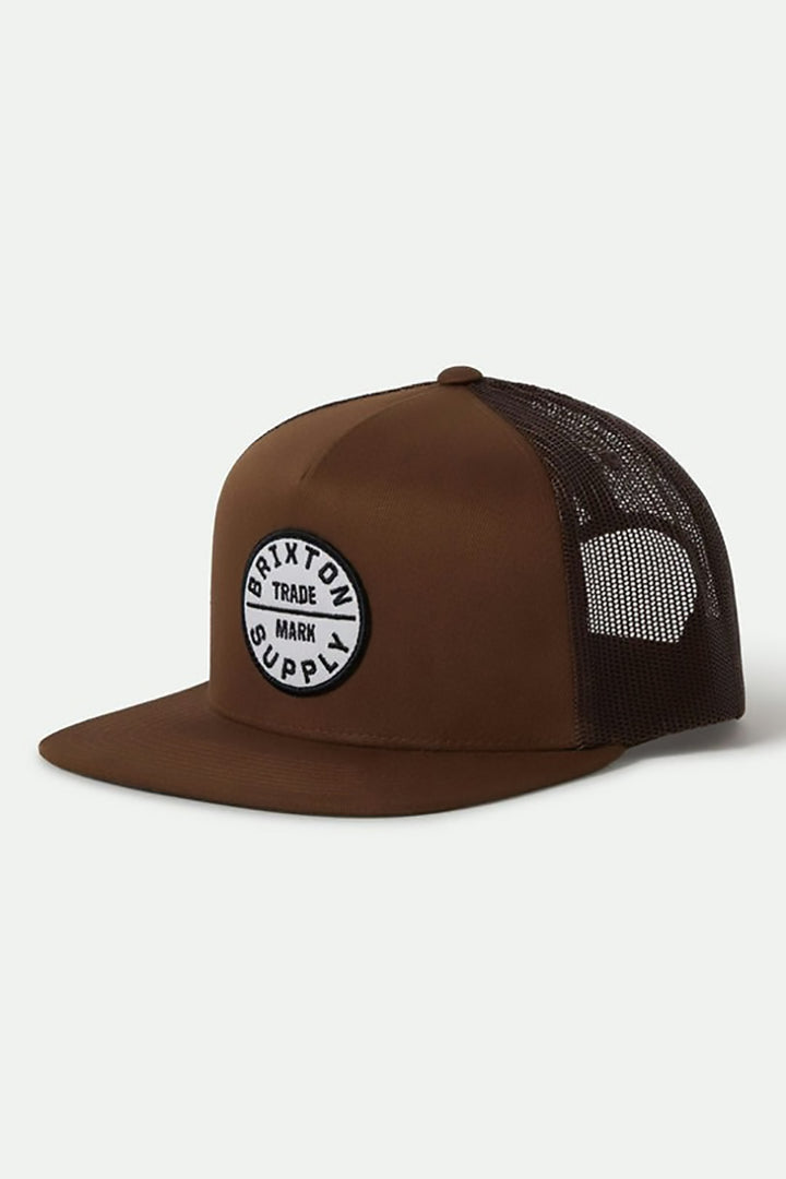 Brixton - Oath Trucker Hat in Pinecone Brown/Pinecone Brown