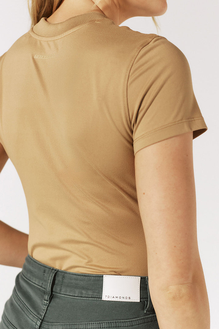 7DIAMONDS - Core™ Crew Neck Tee in Camel