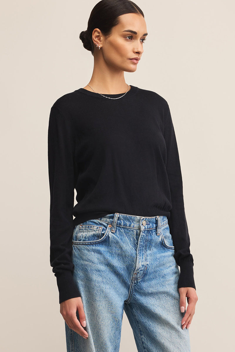 Z Supply - The Perfect Layer Sweater in Black