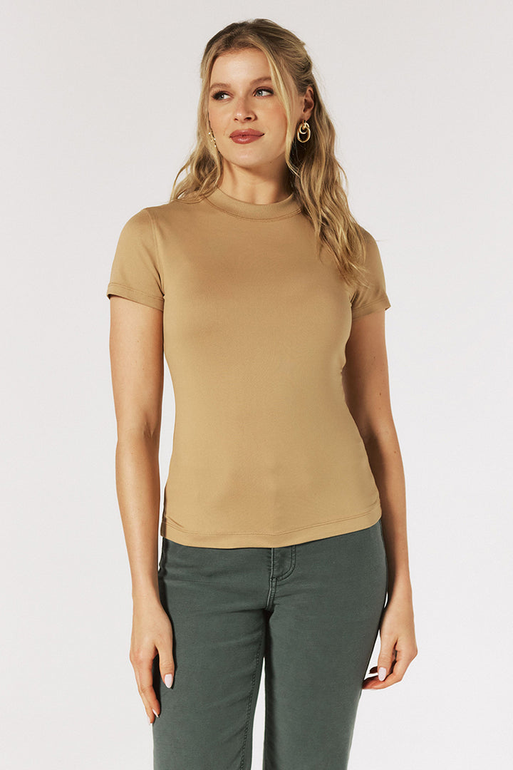 7DIAMONDS - Core™ Crew Neck Tee in Camel
