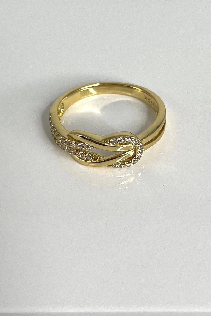 Sahira Jewelry - Rylynn Cz Knot Ring